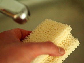 la esponja cuarto de baño limpio flexible los hogares cocina ninjaflex voronoi 3d print model - Mito3D