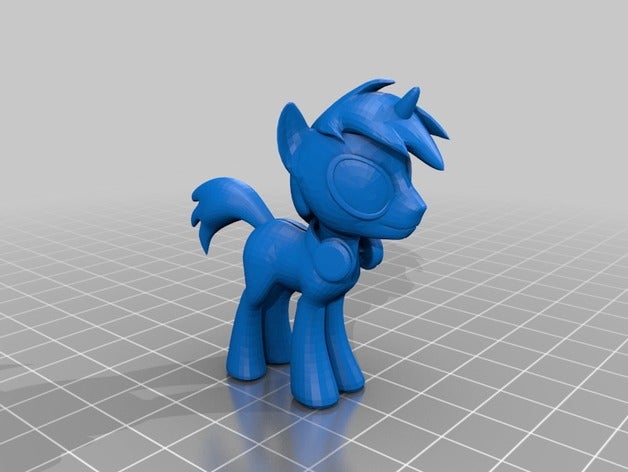 dj pony otros 3D print model - Mito3D