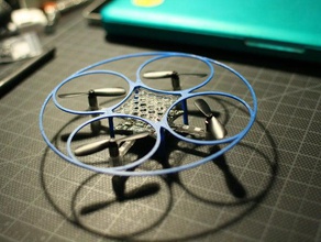 crazyflie propeller protector diy legs quadcopter 3d print model - Mito3D