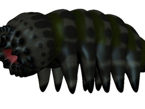 worm criaturas caterpillar 3d print model - Mito3D