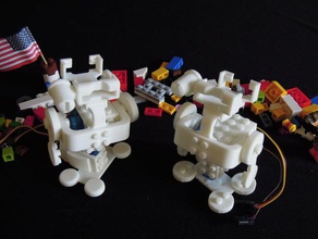el hombro del brazo la robótica de lego servo 3d print model - Mito3D