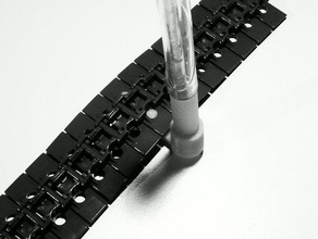 lego pen mount large treads robotics plotter 3d print model - Mito3D