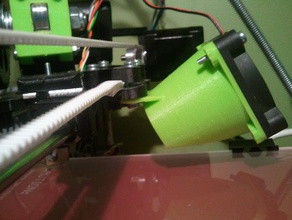 50 mm fan mount prusa v2 3d printer accessories 3d print model - Mito3D