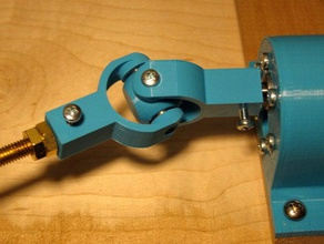 universal joint minibearings robotics 3d print model - Mito3D
