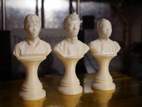 chess set scans replicas 3d print model - Mito3D