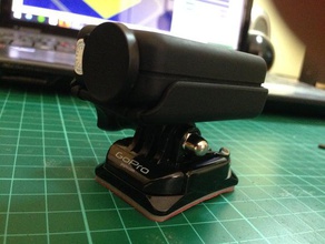 mobius gopro camera 3 hero mount cam 3d print model - Mito3D