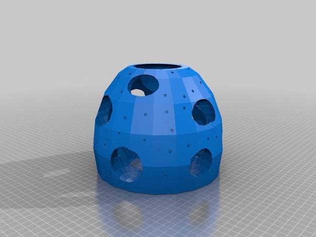 golieth de la taille corail balle sculptures récif artificiel le plongée 3D print model - Mito3D