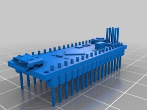 arduino micro elettronica 3d print model - Mito3D