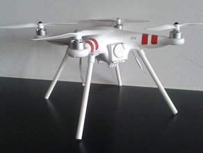 djı phantom 1 iniş takımı rc araç quadcopter 3d print model - Mito3D