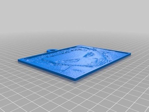 luigi lithopane 2d a arte personalizado 3d print model - Mito3D