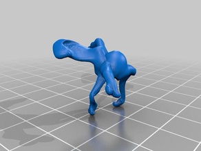 alien modèle juste besoin de corps rigide 3d les imprimantes art cool le monstre effrayant 3d print model - Mito3D