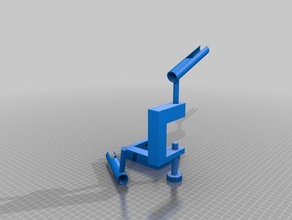 airbrush holder table clamp 3d printing leon 3d print model - Mito3D