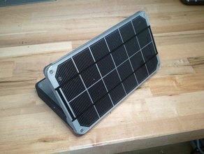 caricatore solare di emergenza luce mobile telefono osat fotovoltaico 3d print model - Mito3D