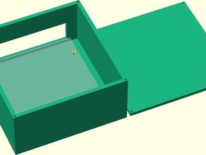 v01 parametrik bilgisayar kasası script diğer kap elektronik ev model openscad 3d print model - Mito3D