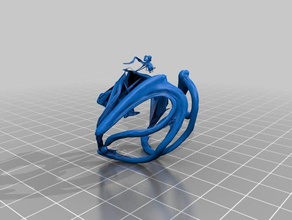 handlebarmotorcyclething 3d de l'impression 3ed art cool 3d print model - Mito3D