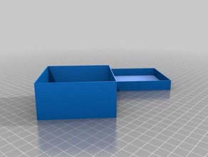 4 côtés de la boîte les conteneurs personnalisé 3d print model - Mito3D