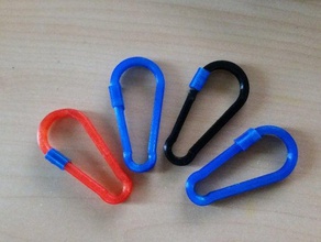 carabiner clip household supplies 3d print model - Mito3D