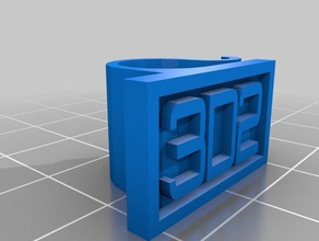 meu personalizados cabo rótulo 3d2 organização 3d print model - Mito3D