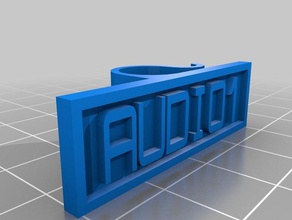 my customized cable label 3d2 organization 3d print model - Mito3D