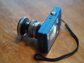 mount balıkgözü dönüştürücü lens canon a4000 kamera adaptörü 3d print model - Mito3D