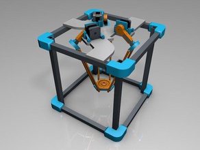 entraînement direct delta 3d de l'imprimante pièces kossel rostock 3d print model - Mito3D
