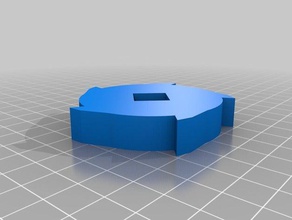 my customized shredder blade parts 3d print model - Mito3D