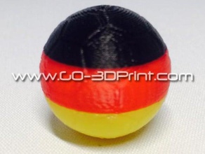 Brezilya 2014 fıfa Dünya Kupası futbol topu Almanya oyunlar filaman 3d print model - Mito3D