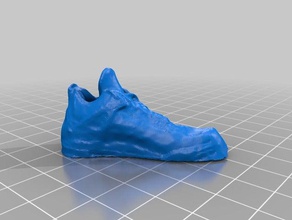 jordan criados 4 a moda air sapato 3d print model - Mito3D