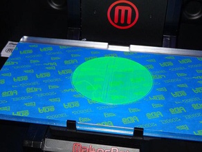 interactive build plate levelling print aid 3d printing tests extruder 3d print model - Mito3D