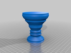 my customized chalice lathehttpcustomizermakerbotcomthings270289files491071 containers 3d print model - Mito3D