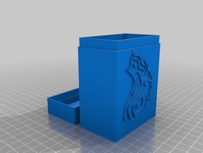 box wolf games customized 3d print model - Mito3D