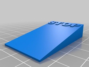 door stop wedge household 3d print model - Mito3D