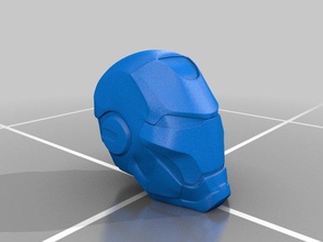 demir adam kask model robotlar avengers kahraman ıronman marvel süper 3d print model - Mito3D