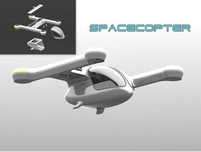 spacecopter diy model multicopter quadricopter rc 3d print model - Mito3D