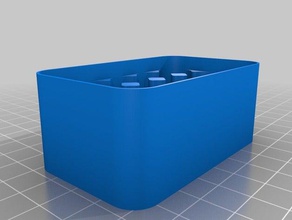 15 aa holder top containers customized 3d print model - Mito3D