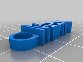 max keychain organization customized 3d print model - Mito3D