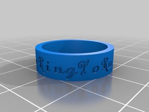 lord rings english customized 3d print model - Mito3D