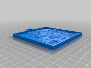 layer height modified 2d art customized 3d print model - Mito3D