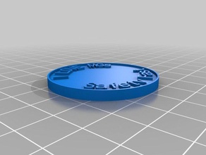 coin mg safety fast coins badges customized 3d print model - Mito3D