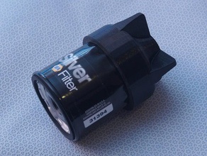 645mm 14 tarafın yağ filtresi kaldırma anahtarı camry celica corolla prius uyuyor Otomotiv 64mm 5 mm toyota 3d print model - Mito3D