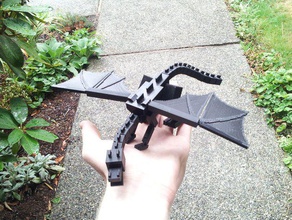 ender dragon oyuncaklar oyunlar minecraft 3d print model - Mito3D