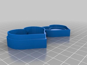 herz-schachtel 40mm containers customized 3d print model - Mito3D