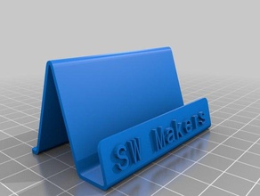 sw fabricantes do titular cartão recipientes personalizado 3d print model - Mito3D