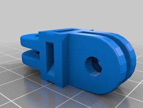 adaptateur cama de casal câmera personalizado gopro 3d print model - Mito3D