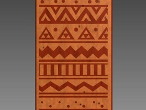 aztec iphone 44s case mobile customized emboss 4s swern swerncity 3d print model - Mito3D