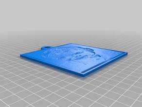 easton lithopane 2d a arte personalizado 3d print model - Mito3D