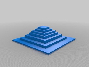 piramide 3d stampa 3d print model - Mito3D
