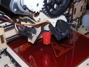 30mm printrbot Lüfter montieren 3d Drucker - Zubehör lc upgrade 3d print model - Mito3D
