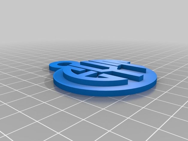 mi monograma personalizado colgante joyería 3D print model - Mito3D