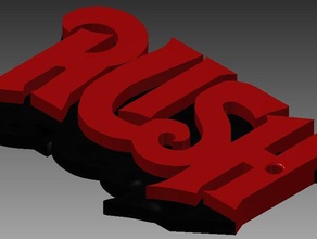 rush llavero 3d la impresión 2112 clave de cadena imágenes en movimiento permanente las ondas 3d print model - Mito3D